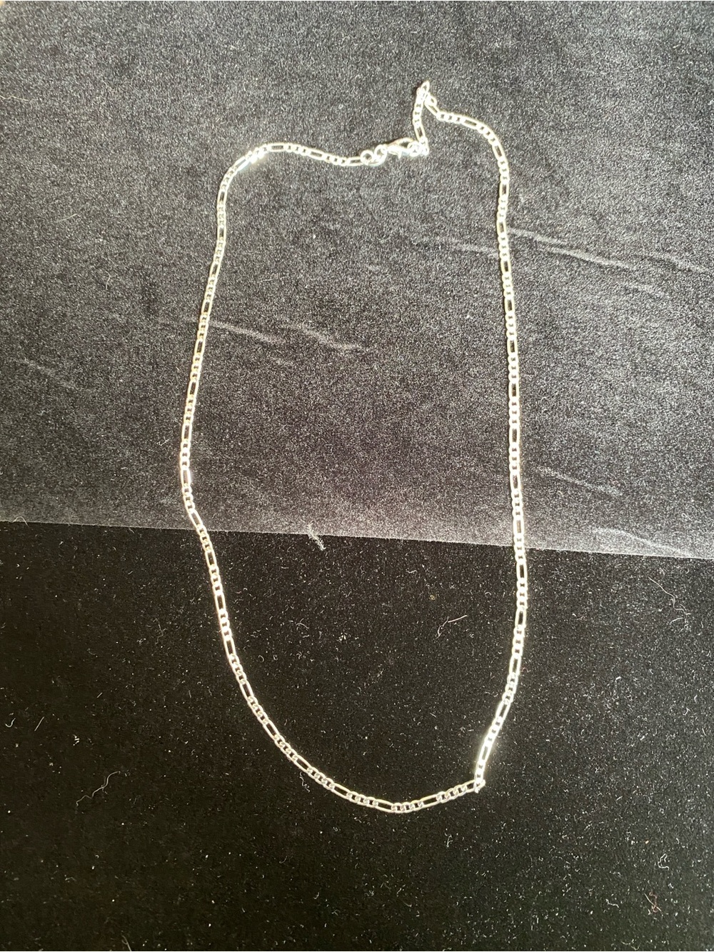 Sterling Silver Figaro Necklace - Picture 2 of 4